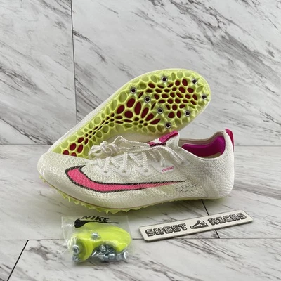 Nike Zoom Superfly Elite 2 Track White Sail Pink CD4382-101 Men’s Size 8 - Image 1 of 4