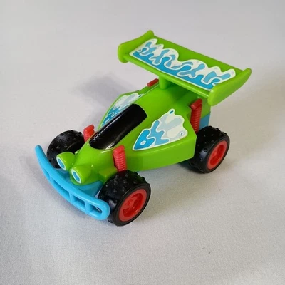 Coche de cuerda Toy Story 2 Disney Pixar RC verde azul Mc Donalds Happy Meal Y2k Foto 1 de 4