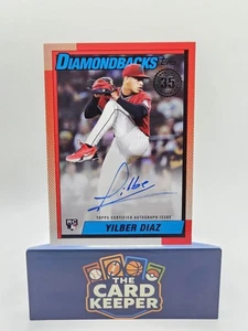 2025 Topps Serie 2 Silber Diaz (RC) #90A-YD 35th Anniversary Autogramm - Bild 1 von 3