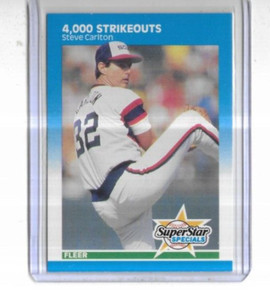 1987 Fleer #635 Steve Carlton 4,000 Strikeouts