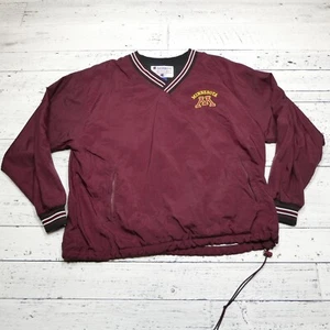 Vintage Minnesota Gophers Jacket Size XL Champion Windbreaker Cotton Lined - Picture 1 of 7