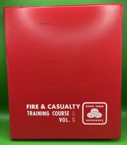 RARO corso di formazione antincendio e vittime fattoria statale vintage 8 custodia porta audiocassette - Foto 1 di 10