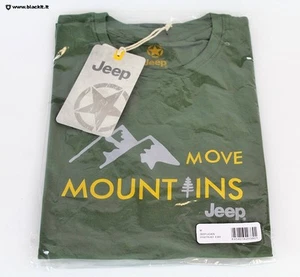 T-shirt Jeep "Move Mountains" verde - Imagen 1 de 4