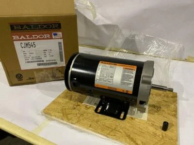 BALDOR 1HP AC PUMP MOTOR # CJM545  208-230/460VAC  60HZ. 1725RPM  FRAME: 56J - Image 1 of 4