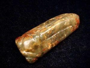 Old Nephrite Jade Stone Carved HongShan Culture Ancient Bug Cicada #11062401 - Imagen 1 de 5