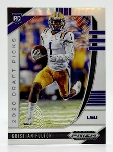 2020 Panini Prizm Draft Picks Silver #158 Kristian Fulton RC Tennessee Titans - Picture 1 of 2