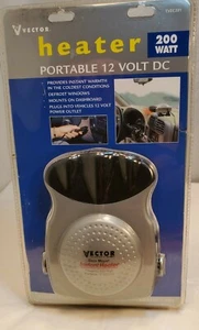 Vector TVEC201Dash Mount Heater 200Watt/Portable 12 Volt DC NOS - Picture 1 of 4