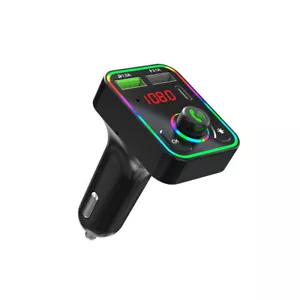Wireless In-Car Bluetooth FM Transmitter MP3 Radio Adapter Car Kit USB Charger - Picture 1 of 8
