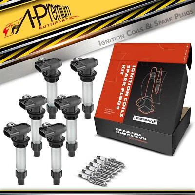 6x Ignition Coils & 6x Spark Plugs for Holden Commodore VZ VE Statesman WM Opel - image 1 of 4