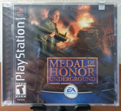 PS1 - Medal of Honor: Underground 1st Print (2000) FACTORY SEALED! - Image 1 of 3