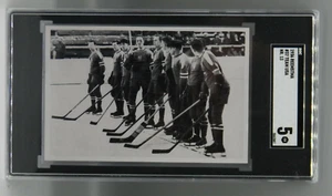 1936 German WINTER OLYMPICS Reemtsma card SGC 5 Olympic UNITED STATES Hockey US - Picture 1 of 3