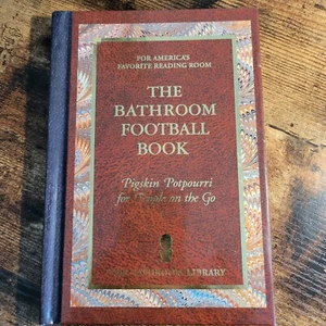 Libro de fútbol americano The Bathroom - Popurrí de piel de cerdo 2009 - Rojo - Letter Press, Inc. - Imagen 1 de 3
