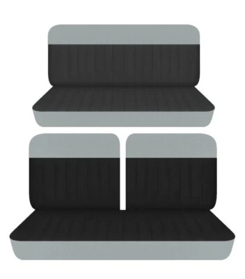 Fits 1953 Buick Riviera super 2dr hardtop front 50-50 top and rear seat covers - Image 1 of 3