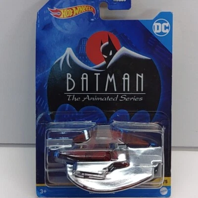 2022 Hot Wheels DC Comics BATMAN THE ANIMATED SERIES BATPLANE 5/5 1:64 Scale NEW - Image 1 of 4