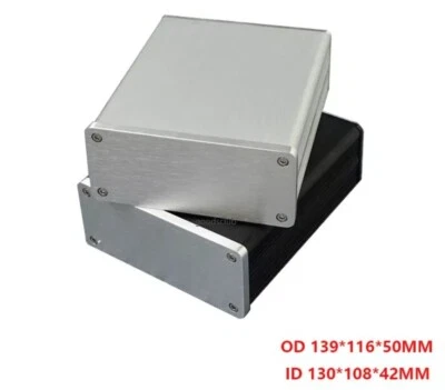 Caja Amplificador Audio Mini AMP Estuche Preamplificador Caja PSU Chasis Completo Aluminio  Foto 1 de 4