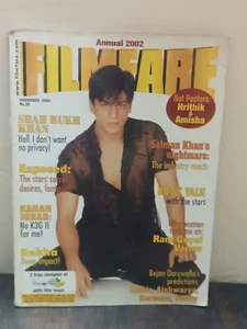 REVISTA DE CINE DE LA INDIA: FILMFARE ANUAL 2002 SHAH RUKH KHAN, SALMAN KHAN, REKHA - Imagen 1 de 1