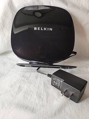 Belkin N750 DB 450 Mbps 4-Port Gigabit Wireless N Router (F9K1103) - Image 1 of 2