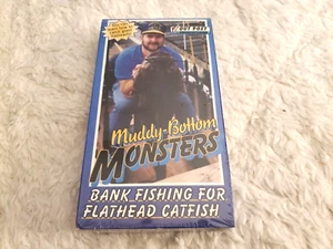 MUDDY BOTTOM MONSTERS VHS Flathead Catfish DARRELL BROWN New/Factory Sealed - Picture 1 of 4