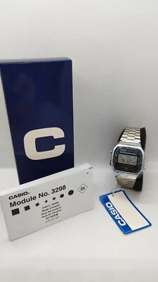 Orologio CASIO A168WA-1WDF VINTAGE Uomo Donna Unisex Classico Nero Chrono - Immagine 1 di 4