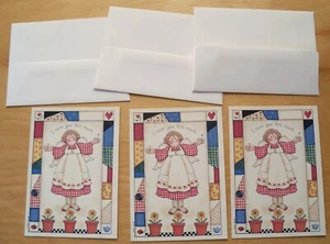 3 SANDI GORE EVANS  “I MISS YOU THIS MUCH…” BLANK CARDS - Picture 1 of 5