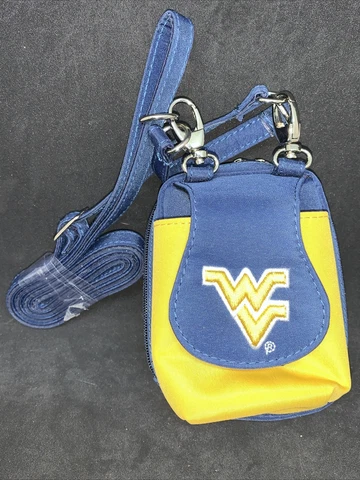 West Virginia Mountaineers Purse Plus Touch Phone  ID Wallet Charm 14 Gift Bag Cover
