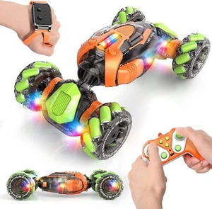 Gesture Sensing RC Stunt Car, Remote Control Cars Transformer Toys for Age 5-11 - Picture 1 of 11