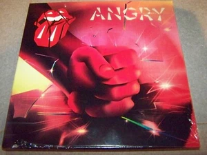 THE ROLLING STONES "ANGRY" U.K. 7" RED VINYL - Picture 1 of 2