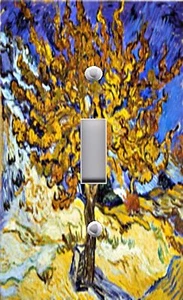 Light Switch Plate Switchplate Cover VAN GOGH MULBERRY TREE - Picture 1 of 21