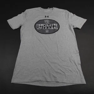 Utah Utes Under Armour Short Sleeve Shirt Men's Gray New - Picture 1 of 4