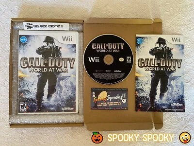 Call of Duty World At War Nintendo Wii - NTSC-U/C USA VGC CIB - Tracked - Image 1 of 4