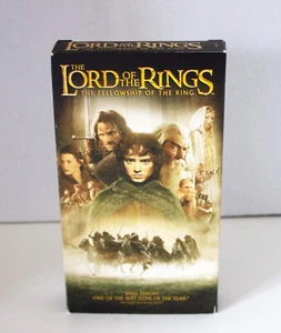 The Lord of the Rings: The Fellowship of the Ring VHS Elijah Wood Adventure 2001 - Picture 1 of 5