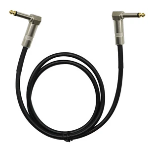 1/4 Right Angle Male to Right Angle Male Audio Speaker Cable for Bass/Guitar 3FT - Picture 1 of 9