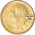 Mexico Gold 5 Pesos - XF/AU - Random Date - 0.1205 oz.