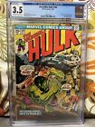 Incredible Hulk #180 Cgc 3.5 Marvel 1974 Off White-White Pages Wolverine