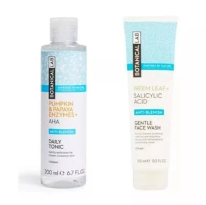 Botanical Lab Neem Leaf Gentle Face Wash PLUS Pumpkin & Papaya Enzymes Tonic - Picture 1 of 1