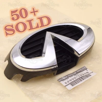 New Genuine OEM Nissan Infiniti M37 M56 2011-2013 Front Grille Emblem 628901MA0B - Image 1 of 4