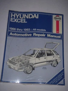 Haynes Owners Workshop Manual - Hyundai Excel -1986 - 1993 -  #1552 - Softcover  - Picture 1 of 3