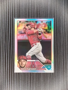 2023 Tops Baseball David Fletcher #636 Rainbow Foil Angels - Bild 1 von 2