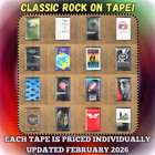 BUILD UR OWN CASSETTE LOT - ALL TAPES $5 AND UP - 200+ CLASSIC ROCK HITS 60s 70s