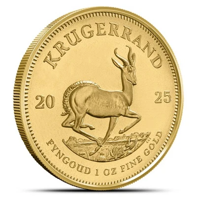 2025 1 oz South African Gold Krugerrand Coin (BU) - Image 1 of 2