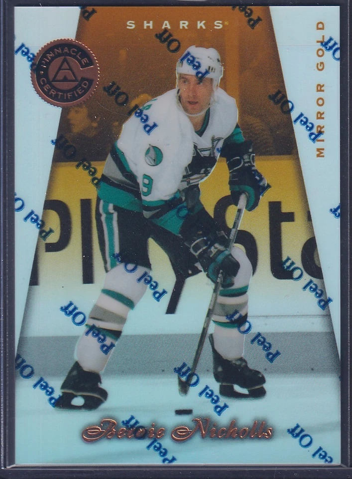 BERNIE NICHOLLS - 1997 Pinnacle Certified w/ Coating, MIRROR GOLD #109 - Image 1 of 1