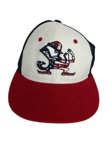 Gorra Notre Dame Snap Back * SnapBack Rojo Blanco y Azul ☼ XL Con Logo - Imagen 1 de 8