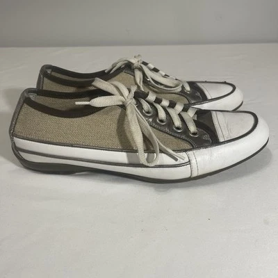 Womens Donald J Pliner Sneakers Sport Cori Made in Italy Tan Size 9.5M - Image 1 of 4