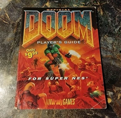 Guía Oficial del Jugador de Doom Brady Games para Super NES SNES Guía de Estrategia Foto 1 de 2