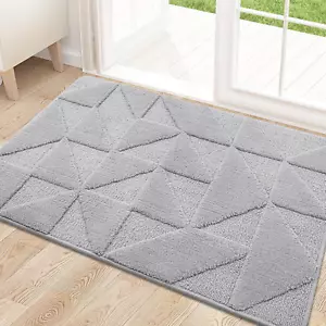 Door Mats Indoor, Non-Slip, Absorbent, Dirt Resist, Entrance Washable Mat, Low-P - Picture 1 of 8