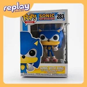 Sonic with Ring - #283 - Sonic the Hedgehog - Funko Pop - Boxed - Picture 1 of 4