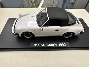 modellino auto Porsche 911 sc Cabrio 1983 White with top KK scale 1:18 - Foto 1 di 7