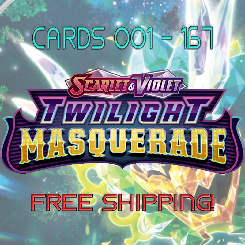 🎊Pokemon: Twilight Masquerade #1-167 [Near Mint] [ Free Shipping] 🎊 - Image 1 of 1
