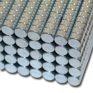 20 IMANES DE NEODIMIO FUERTES D5x3 mm NdFeB N42 DISCO MAGNÉTICO CILINDRO REDONDO 750 G - Imagen 1 de 2