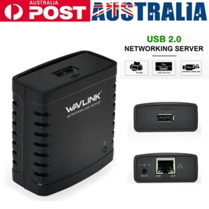 WL-NU78M41 Network Print Server USB 2.0 10/100Mbps Printer Adapter AU - Picture 1 of 9